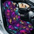 thumbnail image 2 of ZUXONGSY Car Seat Cover Towel Skull Purple Blue Print Bucket Seat Protector for Cars Non-Slip Athletic Running Towel Seat Covers After Gym, Yoga, Beach Black, 2 of 8