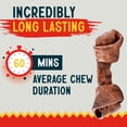 thumbnail image 2 of Canine Chews 8-9" Dog Bones Chew Toys Premium Rawhide Dental Treat for Large Aggressive Chewing Dogs (Beef Flavor, 10 Pack, New), 2 of 7