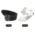 thumbnail image 3 of Ajustable Pulgares Pulseras Plástico 2uds Plata Inoxidable Acero Púas Dedos 4uds para Guitarra, 3 of 5