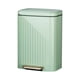 thumbnail image 2 of Basurero doméstico con tapa | Cubo de basura para baño sin olor | Cubo de basura de plástico y acero inoxidable | Pedal silencioso con reducción de ruido | Contenedor interior extraíble | Base, 2 of 6