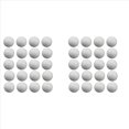 thumbnail image 1 of 40 Piezas Pelotas de Práctica de Golf de Aire, Pelota de Espuma, Entrenamiento de Golf En Interiores Y Exteriores, para Patio Trasero Alfombrilla de Golpe, Blanco, 1 of 2