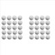 thumbnail image 1 of 40 Piezas Pelotas de Práctica de Golf de Aire, Pelota de Espuma, Entrenamiento de Golf En Interiores Y Exteriores, para Patio Trasero Alfombrilla de Golpe, Blanco, 1 of 2