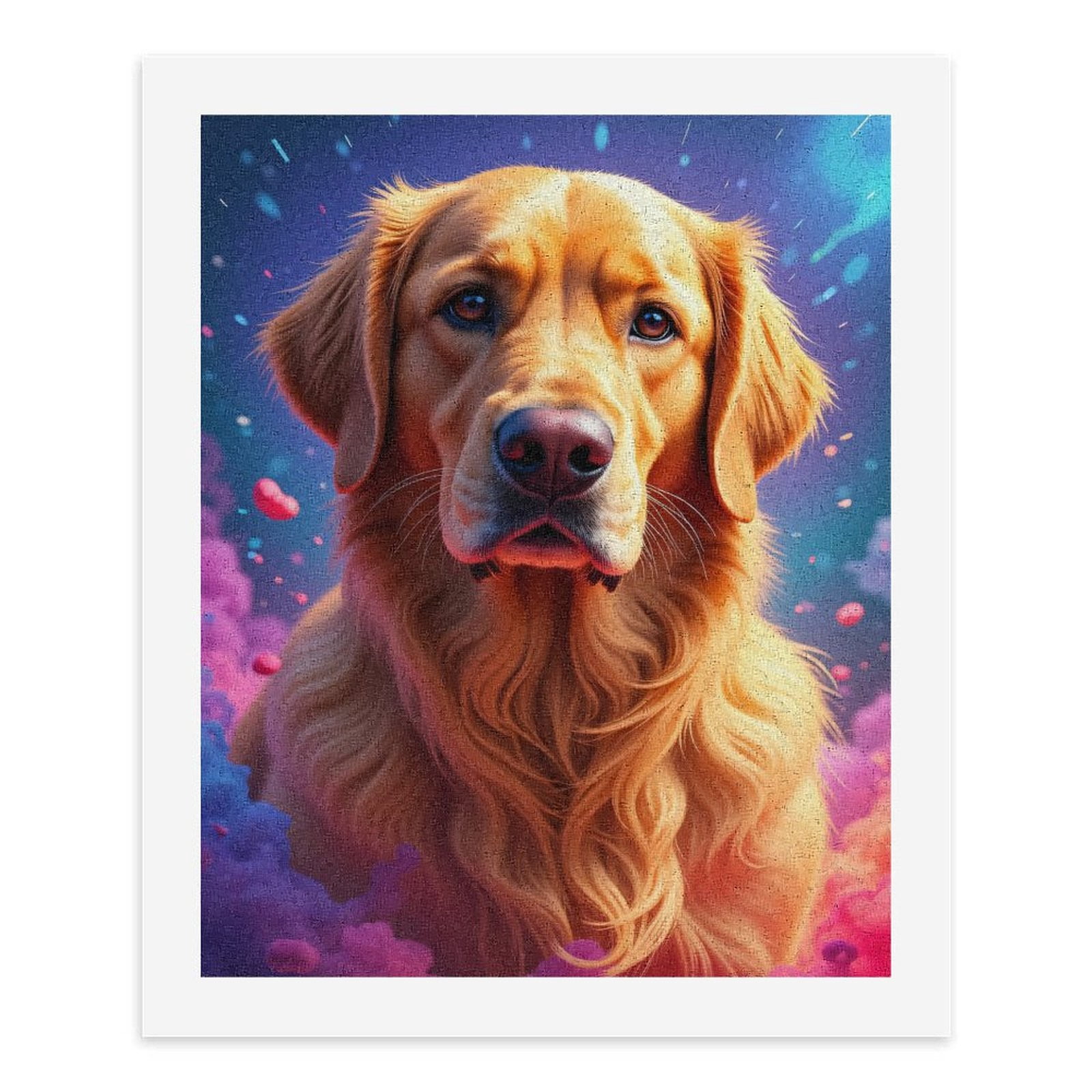 Paint by Numbers Kit for Adults, Golden Retriever Dreamscape Portrait Paint by Numbers, Easy Paint by Numbers Kit for Adults Beginner, DIY Adult Paint by Number Kits on Canvas, Home Decor