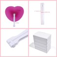 thumbnail image 2 of Abanicos Plegables de Papel Bestage 20 Unidades Corazón Rosa 25x22 cm, 2 of 6