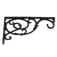 thumbnail image 2 of Soporte de estante de pared Sunnimix de metal de Alta resistencia Negro, 2 of 8