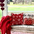 thumbnail image 4 of Valentine''s Day Pillow Covers 18x18 Inch Set of 2 White Lines Love Heart Decor Red Throw Pillow Covers Valentine''s Day Cushion Case Decoration for Sofa Couch 54D, 4 of 6