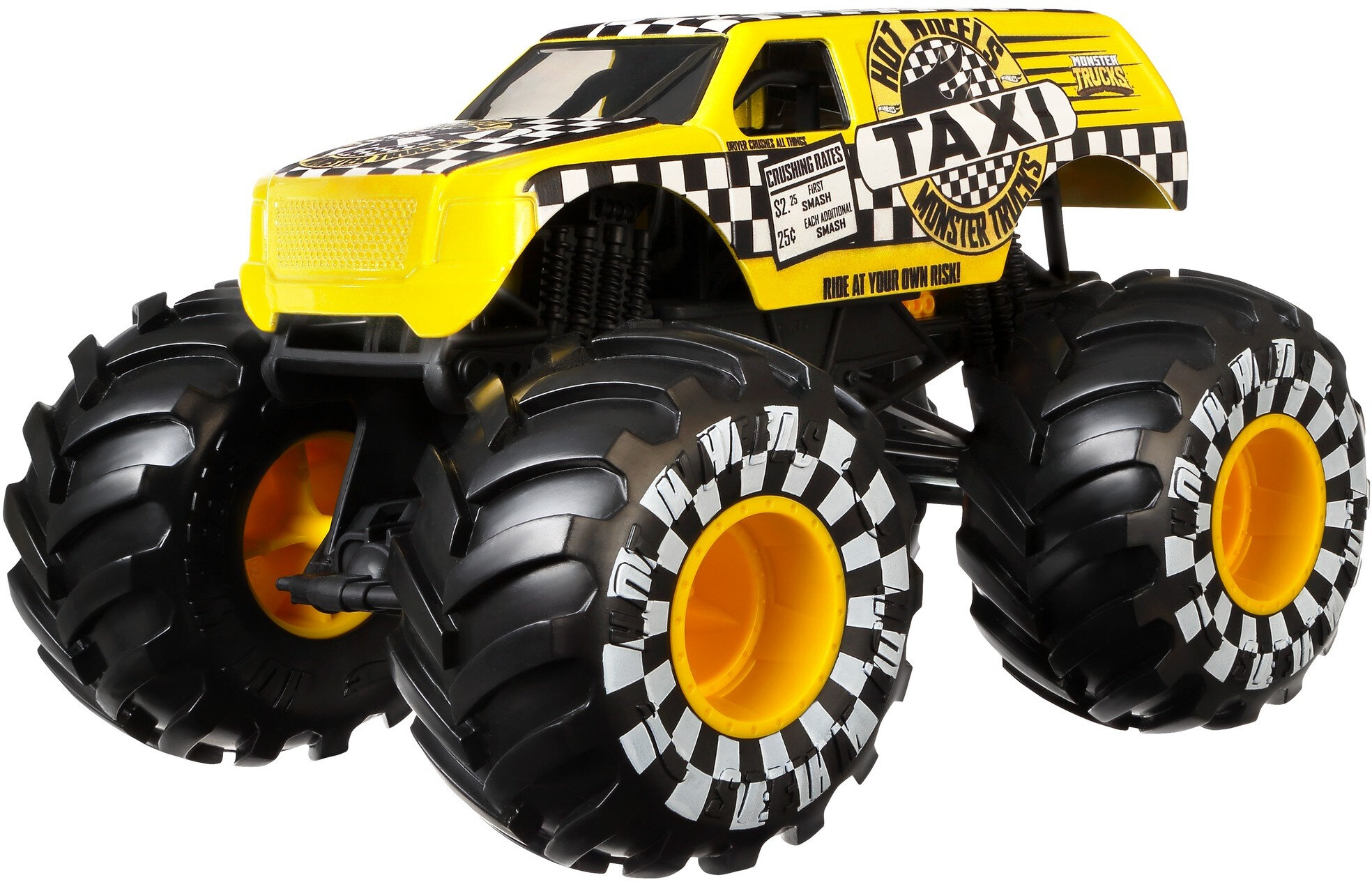 Hot Wheels Monster Trucks Taxi 1:24 Scale Vehicle - image 3 of 5