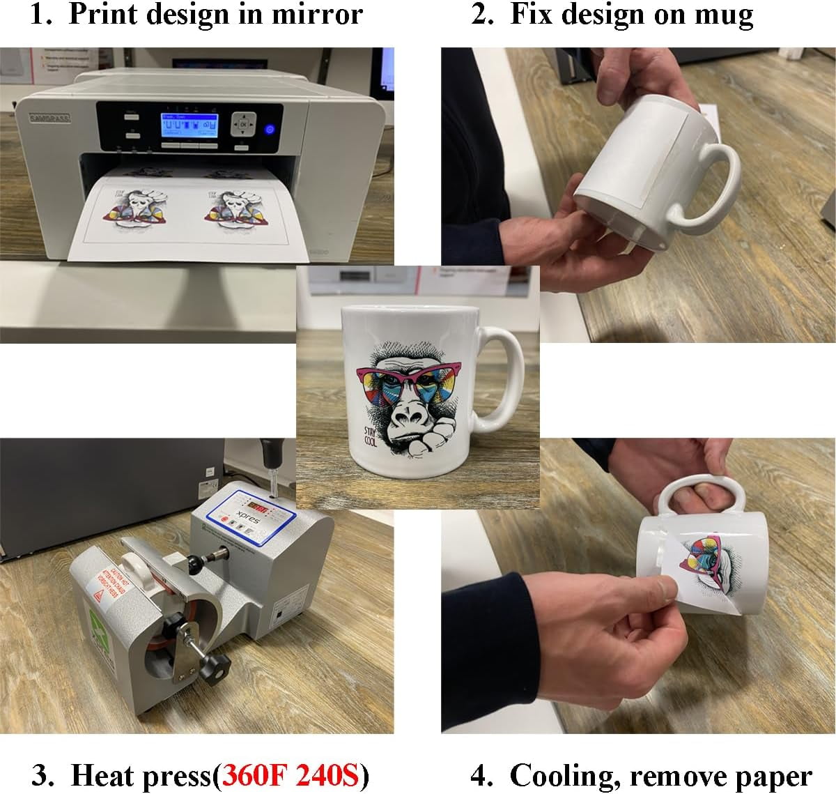 Sublimation Mugs, Sublimation White Coffee Mugs Tazas Para Sublimacion Blank 11 OZ With Box for for Coffee, Soup, Tea, Milk, Latte, Hot Cocoa Set of 12