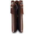 thumbnail image 3 of Genuine Leather Multipurpose Bifold Wallet ID holder - RFID ing - Unisex (Brown), 3 of 5