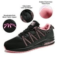 thumbnail image 2 of Mens Athletic Shoes Pink Breathable Workout Gym Tennis Walking Air Cushion Running Sneakers US 8.5, 2 of 6