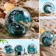 thumbnail image 4 of Hand Blown Glass Figurines Ball Ocean Waves,Paperweight Glass Ball,Home Decor Collectible,Aquarium Decor,Office Decor Ocean Lovers, 4 of 7
