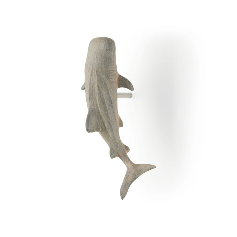 Mercana Willa Small Gray Resin Whale Shark sculpture - Walmart.com
