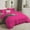 Hot-Pink, variant on D.N.G. BEDDINGS 1 Piece Boho Chic Pom Pom Comforter, All Season Down Alternative Bedding Comforter - (Oversized Super King Size, Hot Pink) 800 Thread Count, Egyptian Cotton.