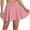 Pink, variant on Alove Women's 2.76 Inch Wiastband Tennis Skirts Lining Shorts With 3 Pockets