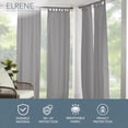 thumbnail image 2 of Home Fashions Indoor/Outdoor Solid Tab Top Single Panel Window Curtain Drape x &#, 2 of 9
