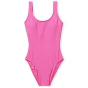 Women's Plus Solid Rib Tank Swimsuit