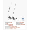 thumbnail image 2 of KFFKFF's Enhanced Garden Smoothing Rake with Cylinder, 30" x 10" Stainless Steel Garden Equalizer with 83.9" Modifiable Handle, Robust Garden Smoothing Rake, 2 of 9