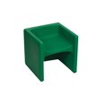 thumbnail image 2 of Children's Factory Indoor Outdoor Kids Cube Chair For Classroom, Green, 2 of 4