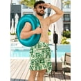 thumbnail image 3 of HAPPY BAY Men's Cover Up Standard Summer Long Pareo Casual Beachwear for Men Holidays Beach Wrap Lava Lava Vacation Swimwear One Size Tropical, Green Vacation, 3 of 5