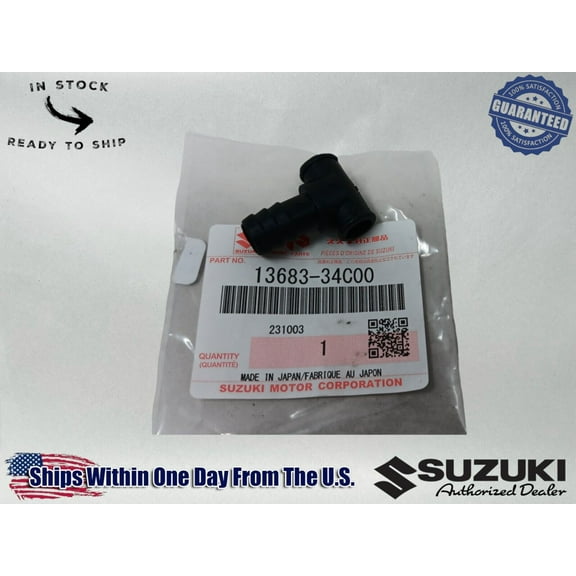 Suzuki OEM Authentic 3 Way Hose Rf600R Gsxr750 Gsxr600 Bandit 400 - 13683-34C00