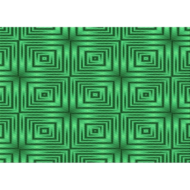 Ahgly Company Tapis d'Intérieur Lavables en Machine, Rectangle, Espace Vert Transitionnel, 8' x 10'