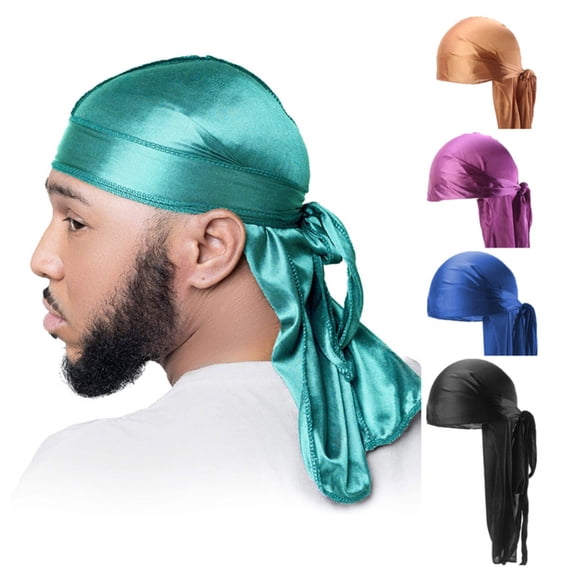Airvexalon 5-Piece Silky, Premium, Deluxe Du-rag for Men