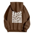thumbnail image 4 of WEAIXIMIUNG Sweat-Shirt Graphique pour Femmes, Col Rond Décontracté avec Poche, Imprimé Lettres Anglaises, 4 of 5