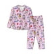 thumbnail image 1 of Balery Christmas Unicorns Conjunto de Pijama con Estampado para Mujer, Conjunto de Dos Piezas con Manga Larga, Ropa de Dormir Suave con Bolsillos, Pijamas Cómodos-XX-Large, 1 of 7