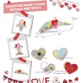 thumbnail image 3 of DolliBu I Love You Plush Super Soft Large Rainbow Dolphin - Cute Stuffed Animal Dolphin with Red Heart Plush for Valentines, Anniversary, Romantic Date, Boyfriend, or Girlfriend Gift - 18 Inches, 3 of 6