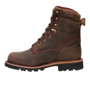 Chippewa Men's Waterproof Work Boot Soft Toe Brown 8 EEE US
