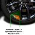 thumbnail image 2 of BOGAR TECH DESIGNS Wheel Rim Decal Stripes for 18" - 20" Wheels, Gloss Pink, 2 of 6