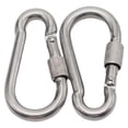 thumbnail image 1 of Ganchos para Acampar Cola 2 Paquetes de acero Inoxidable Clip de mosquetón, 1 of 7