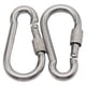thumbnail image 1 of Ganchos para Acampar Cola 2 Paquetes de acero Inoxidable Clip de mosquetón, 1 of 7
