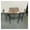 Rustic Brown, variant on Bar Table Set with 2 Stools, Rustic Brown, 23.62'' W, PU Leather, Backrest, Space Saving Kitchen Dining Table and Chairs