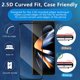 thumbnail image 5 of Tempered Glass Screen Protector compatible with Samsung Galaxy Z Fold 4 - 2 Pack - Compatible with Samsung, 5 of 5