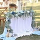 thumbnail image 2 of Toystoory Enredadera de flores artificiales para guirnalda de bodas, apariencia realista, aplicación amplia, decoración de fiesta, azul Type2 NO2, 2 of 6