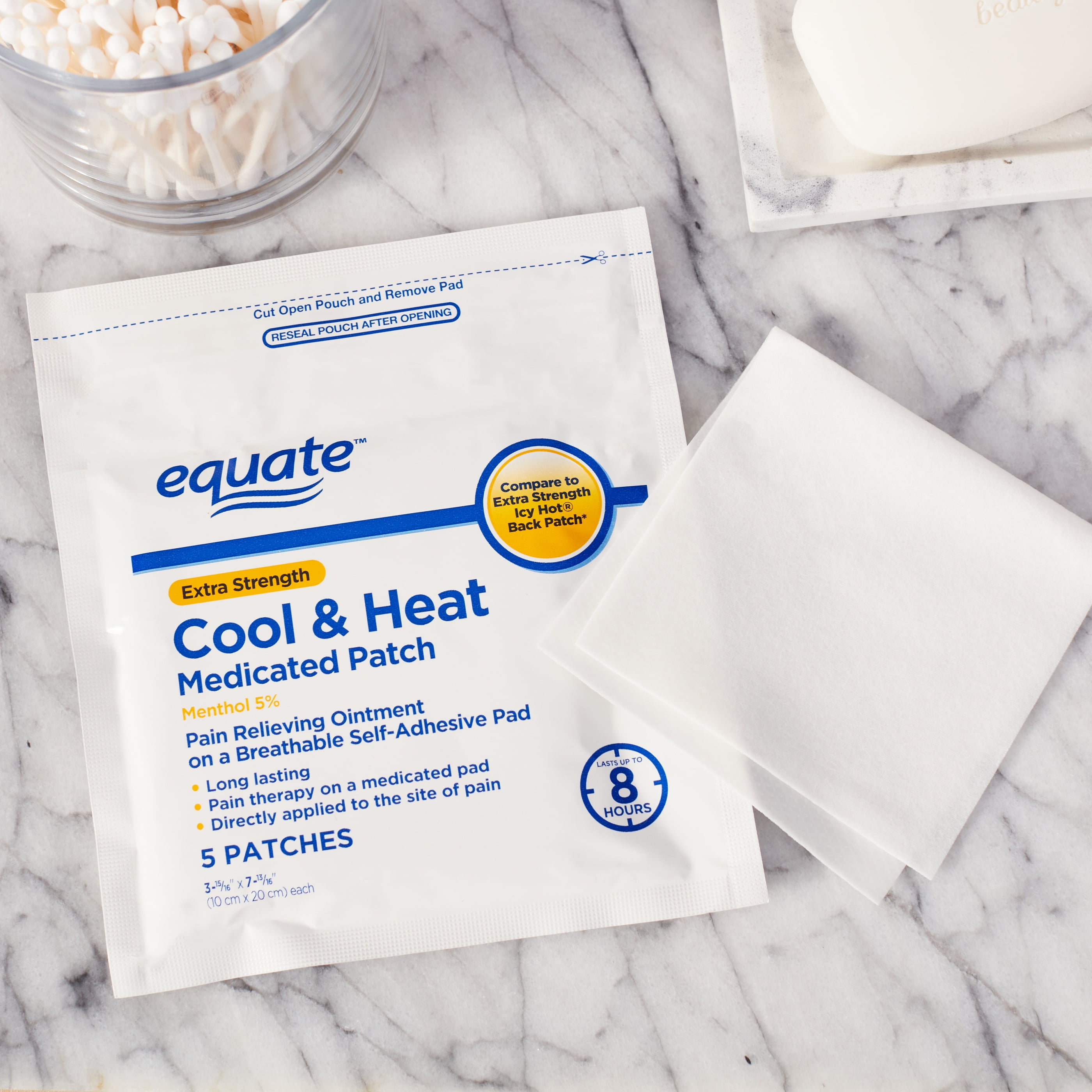 Buy Equate Extra Strength Cool & Heat Medicated Patches, 5 Count Online