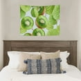 thumbnail image 4 of FCXZI Kiwi Leaves Aesthetic Wall Tapestry Art for Home Decoration 40*30in, 4 of 6