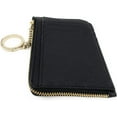 thumbnail image 3 of Kate Spade New York Medium L-Zip Leather Card Holder Keychain Black, 3 of 5