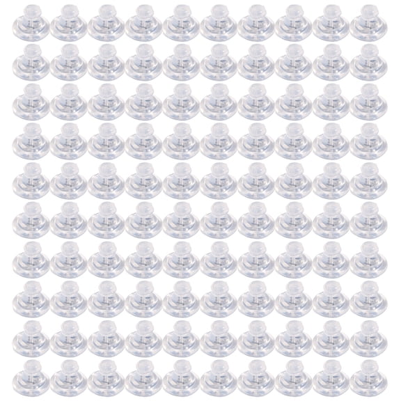 100Pcs Silicone Earring Backs Secure Locking Replacements for Studs and Heavy Earrings Hypoallergenics Earring Stoppers