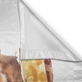 thumbnail image 3 of Ambesonne Fruit Kitchen Curtains, Sketch Hawaii Pineapple, 55"x39", Brown Reseda Green Black, 3 of 3