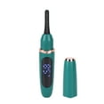 thumbnail image 2 of Rizador de pestañas eléctrico portátil con carga USB y control inteligente de temperatura, color verde, 2 of 14