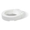 Carex Adjustable Hinged Toilet Seat Riser, Fits Standard Toilets, Adds 3.5" Height, 300 lb Capacity