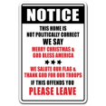 thumbnail image 1 of SignMission Z-Notice Please Leave 8 x 12 in. Notice Please Leave Sign, 1 of 1