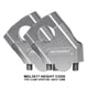 thumbnail image 4 of Adaptador de soporte de montaje de barra elevadora de manillar de aluminio universal para motocicleta Macarena acabado Plateado 22mm, 4 of 6