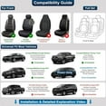thumbnail image 6 of Car Seat Covers for Toyota 4Runner 2010-2024 Perfect Fit for Car Seats, Waterproof Faux Leather, Protecting Car Interiors, 5-Seat Full Set, Easy Installation, 6 of 6