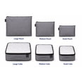 thumbnail image 3 of Brookstone Packing Cubes for Travel Multi-Functional Luggage Organizers for Suitcase 6 Piece, 3 of 8