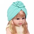 thumbnail image 2 of FRSASU Clearance Children Baby Girls Boho Hat Beanie Scarf Turban Head Wrap Cap Gn, 2 of 4