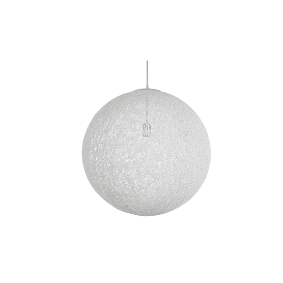 Rope Pendant Lamp White (12" Dia)