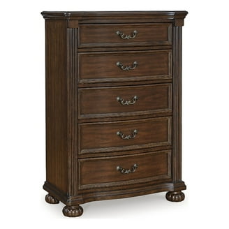 Ashley Furniture Porter 7-Drawer Traditional Wood Dresser in Dark Brown -  Walmart.com